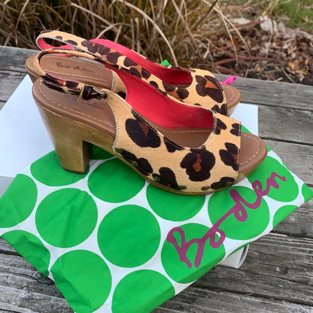 Boden sling back clog heels